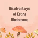 disadvantages of eating mushrooms