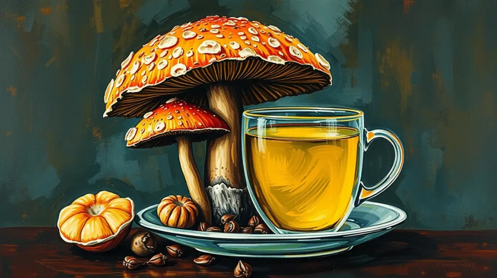 how to make mushroom tea