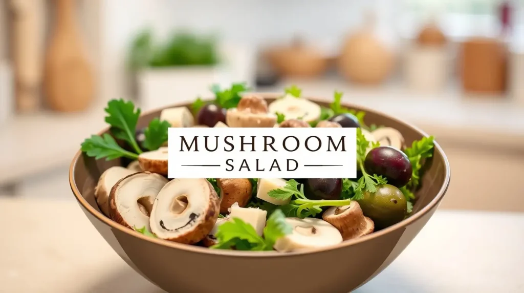 Mushroom salad Recipe