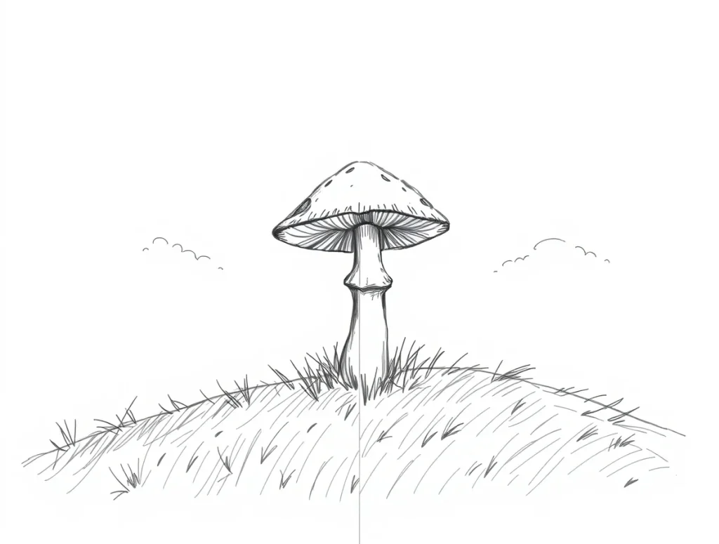 mushrooms coloring pages