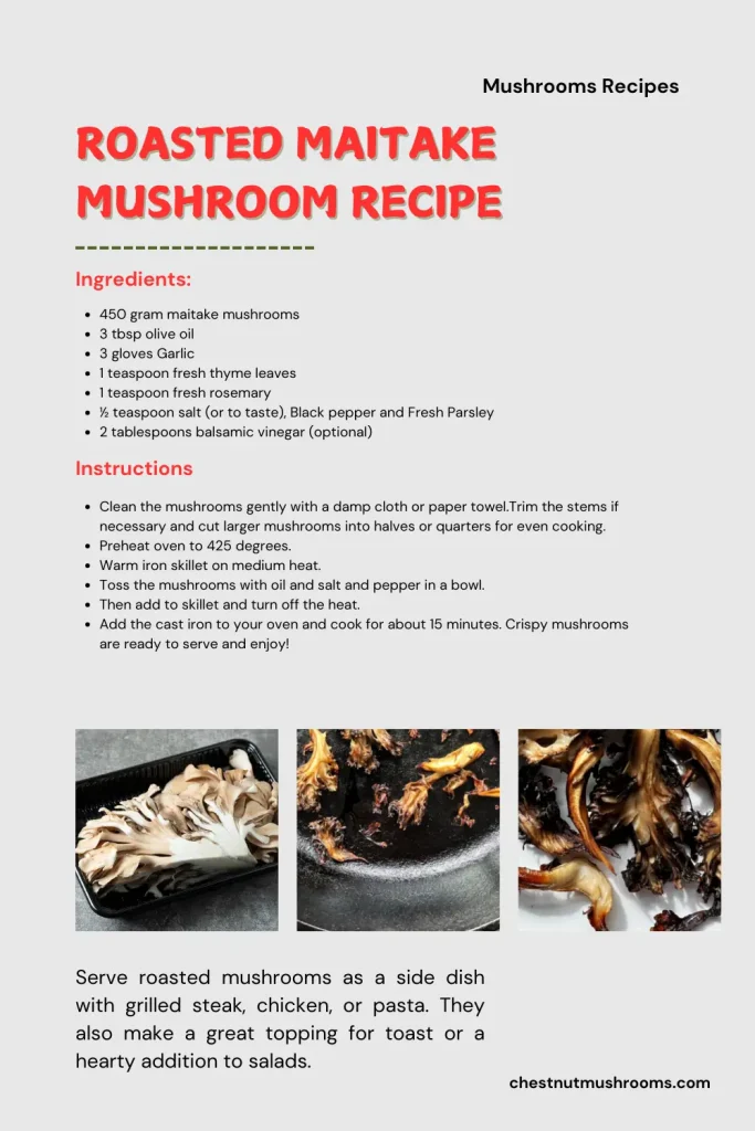 maitake mushroom recipe