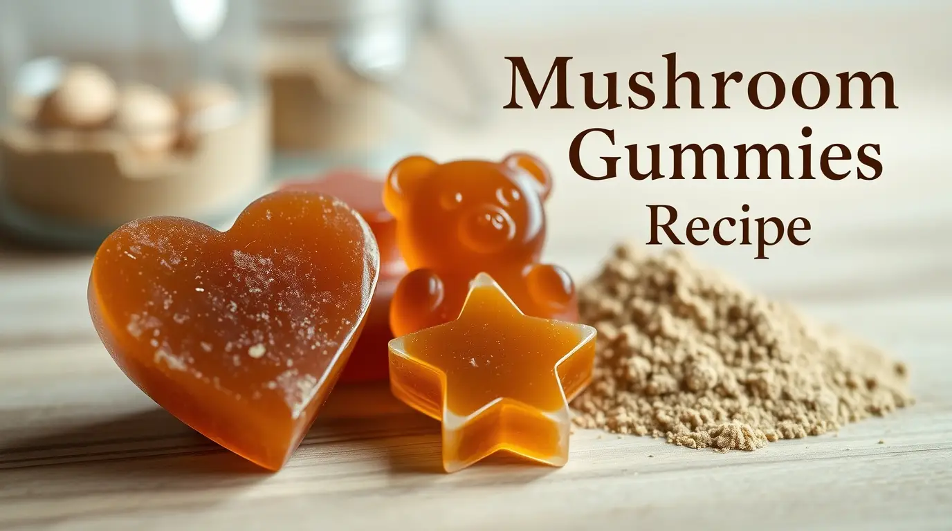 mushroom gummies recipe