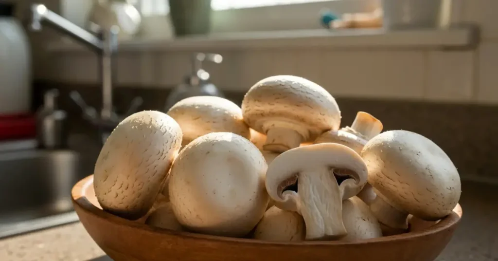Can Chickens Eat Mushrooms white mushrooms