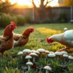 can chickens eat mushrooms