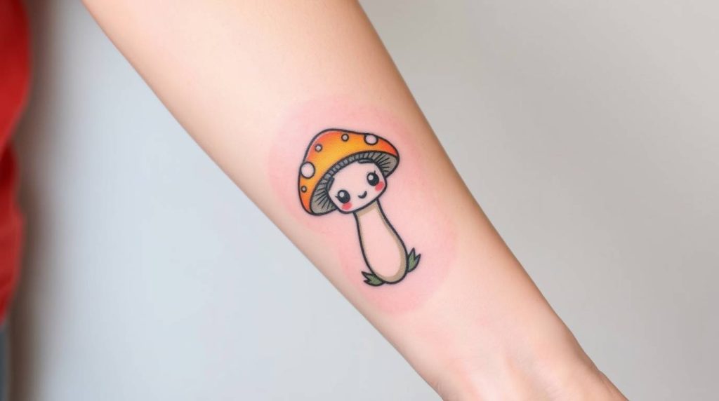 mushroom tattoos
